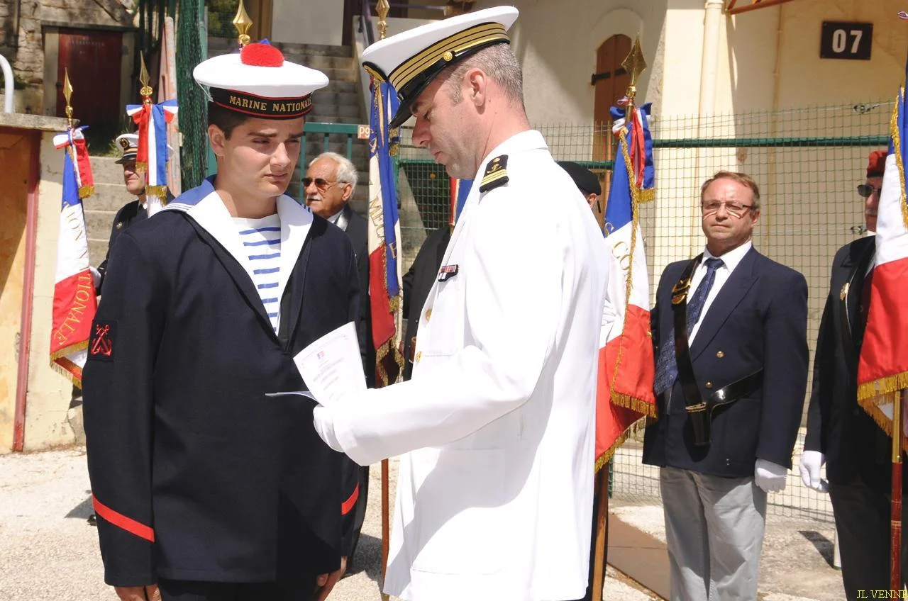 Remise des diplômes aux stagiaires de la Préparation Militaire Marine de LA SEYNE SUR MER