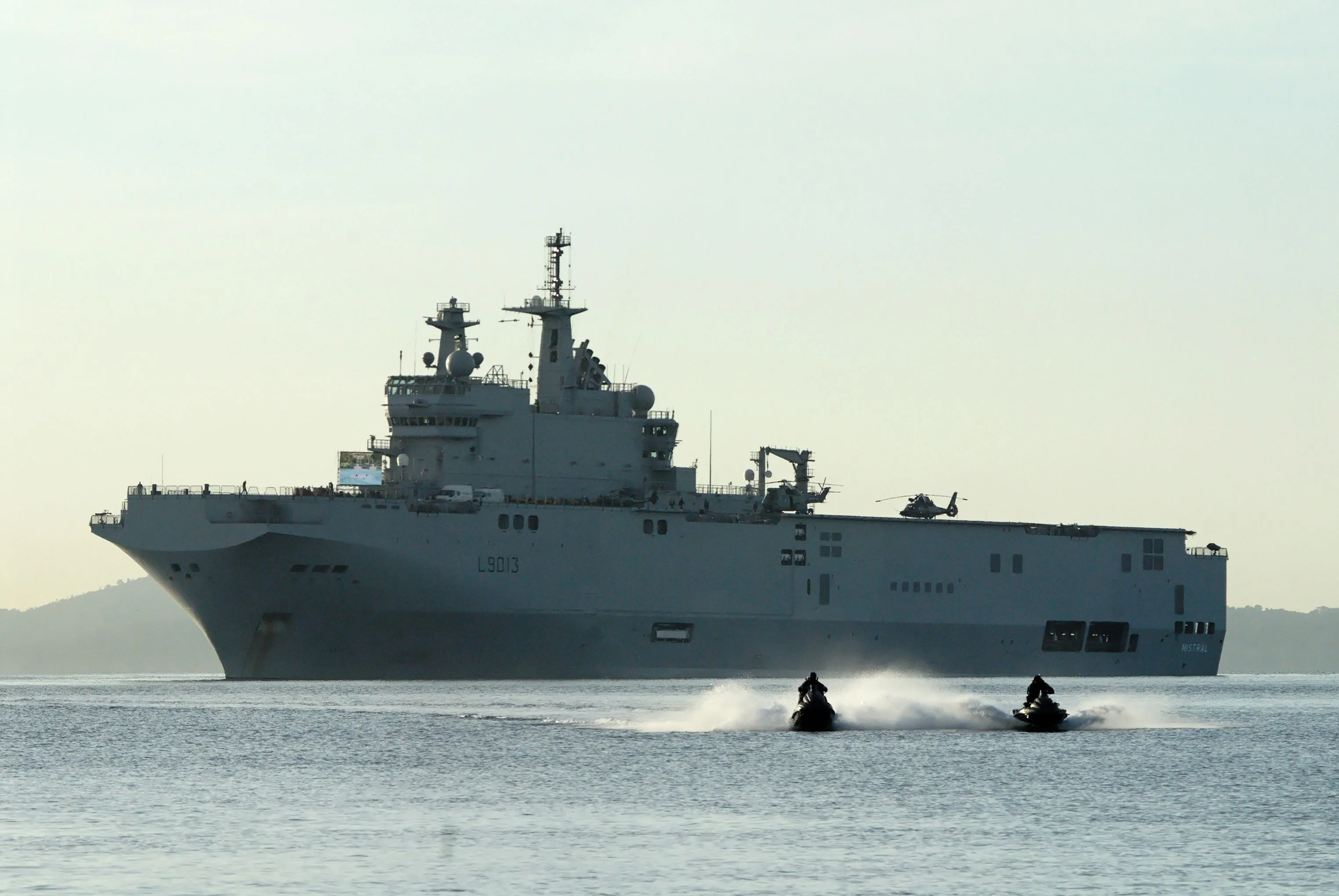 Sécurisation de la plage par les commandos marine