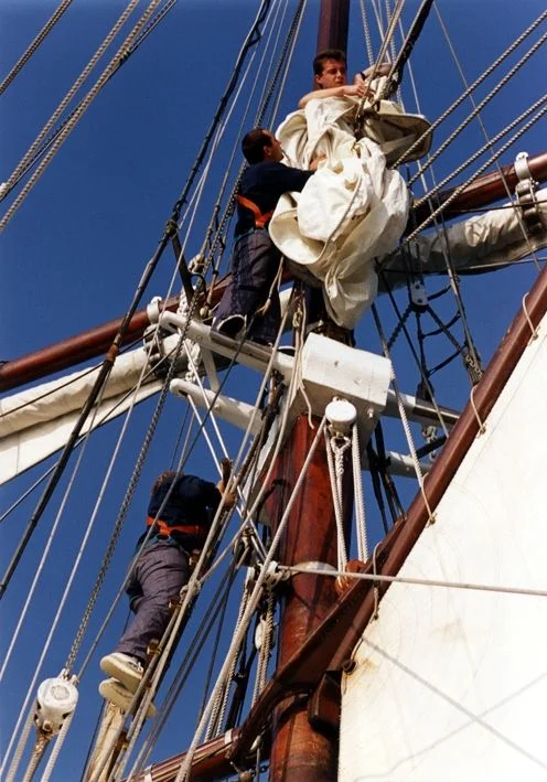 La Belle Poule, goélette de la Marine nationale à bord de laquelle les jeunes mousses pourront embarquer au cours de leur formation
