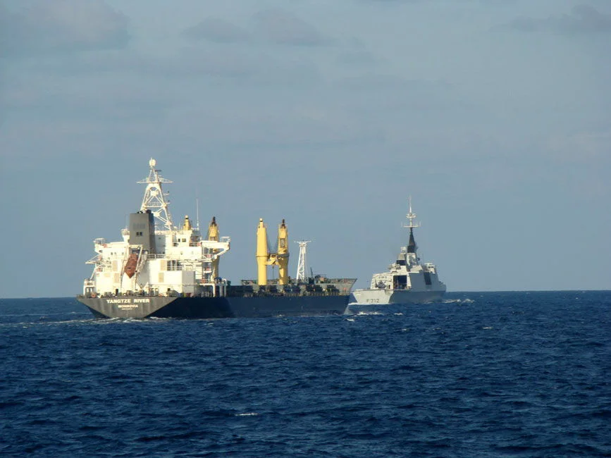 Le Courbet accompagne le Yangtze River