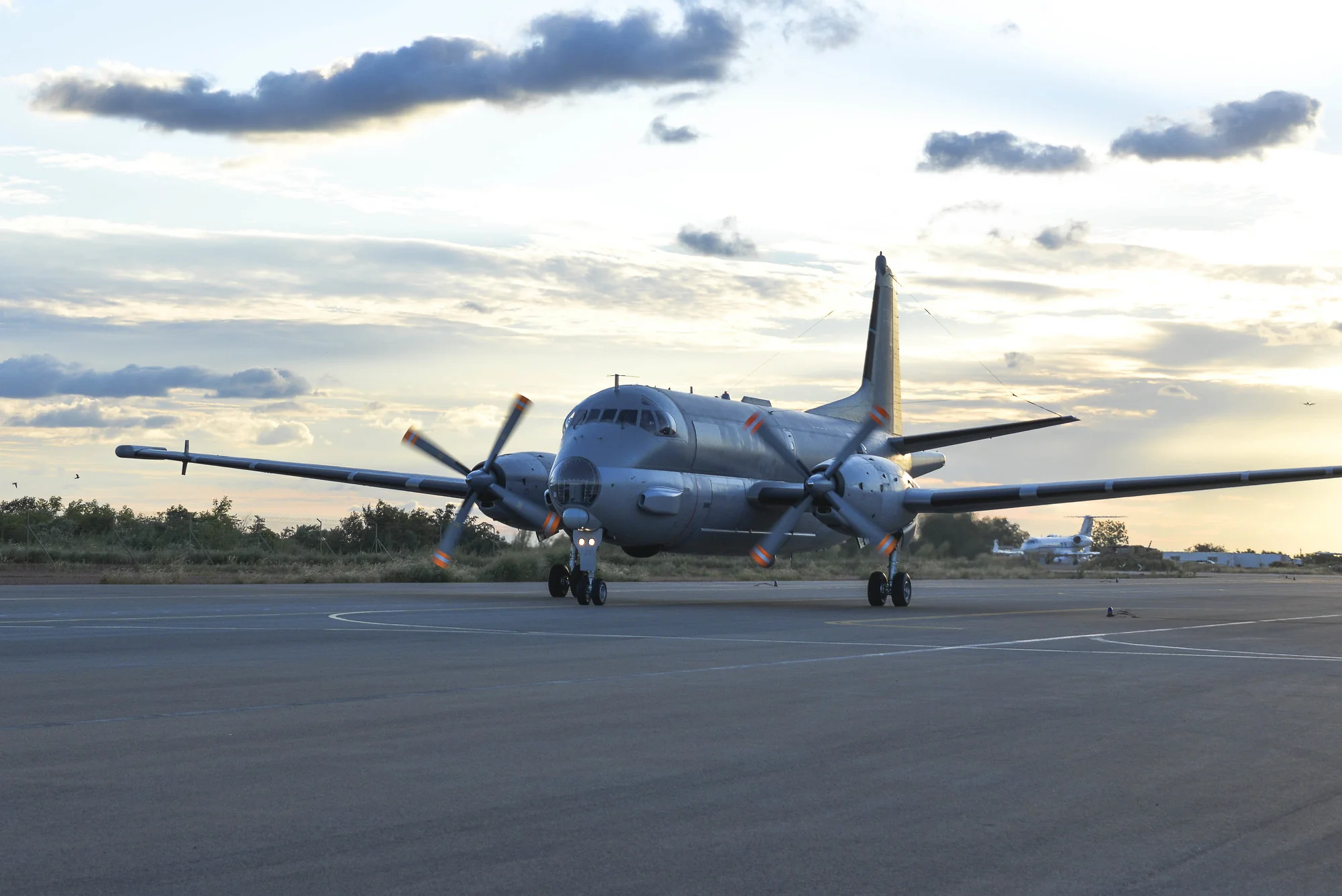 Un avion de patrouille maritime Atlantique 2 en Bande sahélo-saharienne