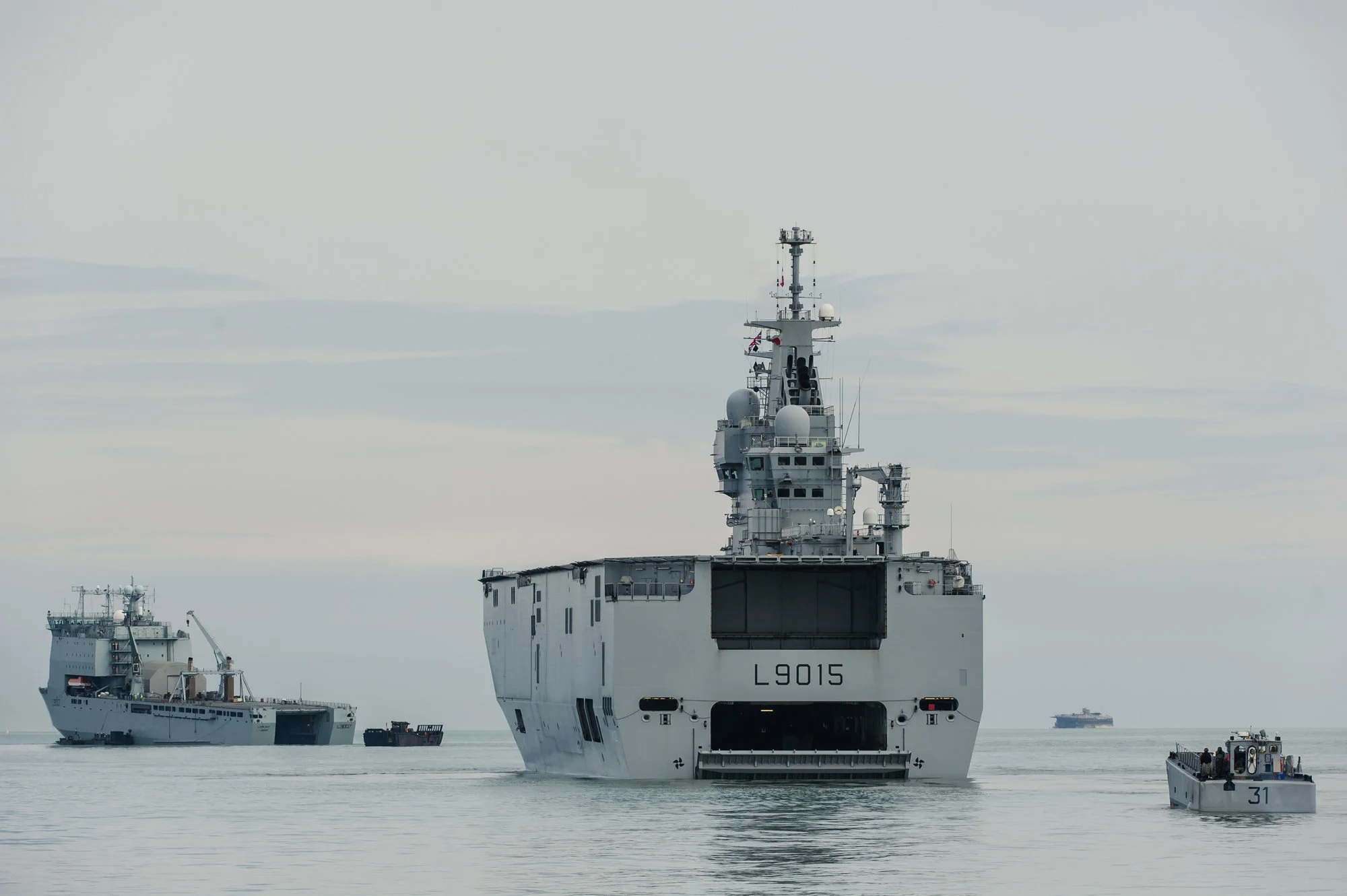 Le Dixmude participe avec des bâtiments britanniques à l'exercice Griffin Strike 2016