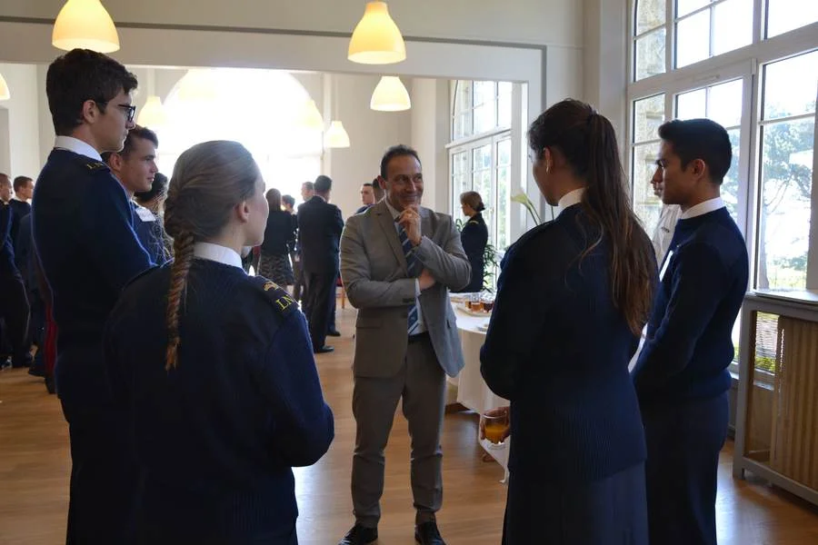 Le recteur de l’académie de Rennes rencontre des élèves du CIN Brest