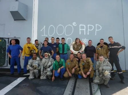 1000ème appontage de l’aéro 1 du Surcouf