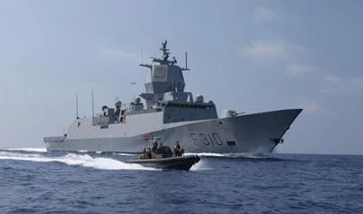 La frégate norvégienne HNOMS Fridtjof Nansen