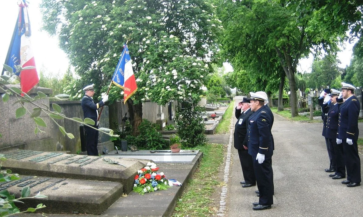 Cérémonie au cimetière de Mulhouse pour le centenaire de la disparition du Pluviose