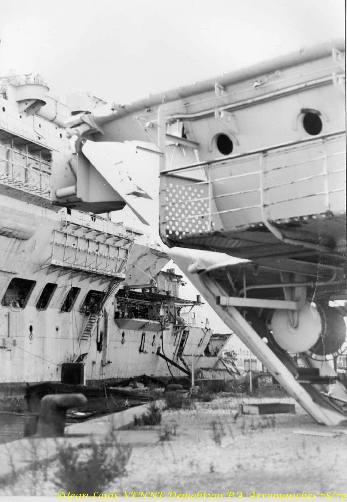 Démolition de l'Arromanches