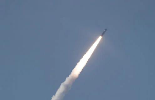 Tir d'essai du missile M-51 le 30 septembre 2015