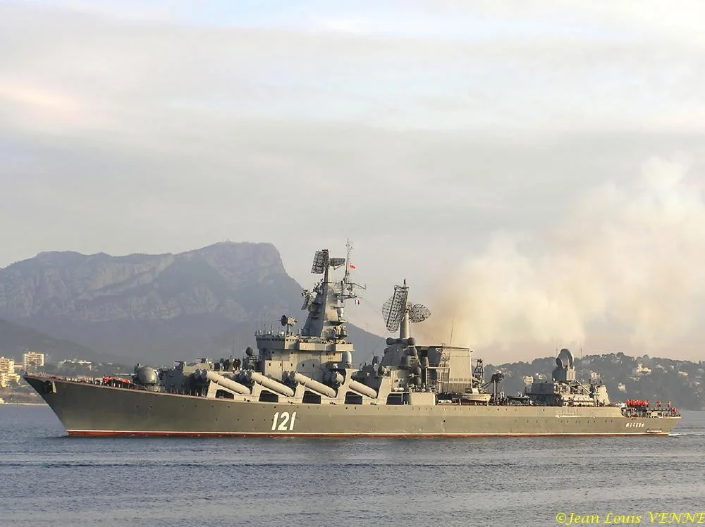 Arrivée Ã  toulon du croiseur Russe Moskva
