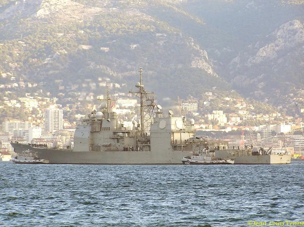 Escale du croiseur USS San Jacinto Ã  Toulon