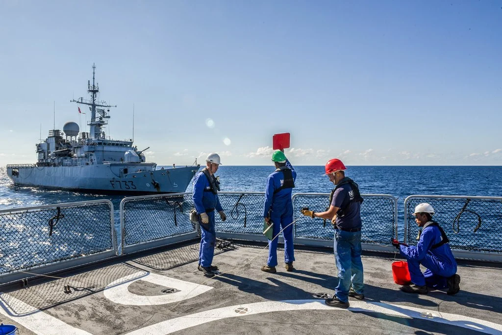 Entraînement mutuel avec la frégate Ventôse