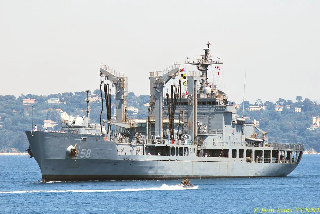 Arrivée à Toulon du bâtiment de soutien Dae Cheug