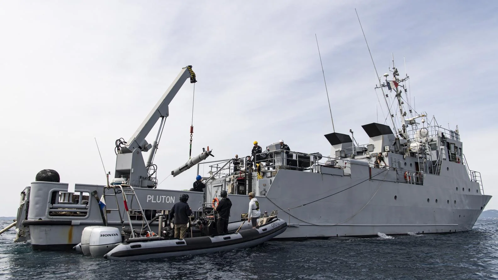 Le Bâtiment base de plongeurs démineurs (BBPD) Pluton