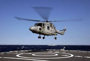 Un hélicoptère Français