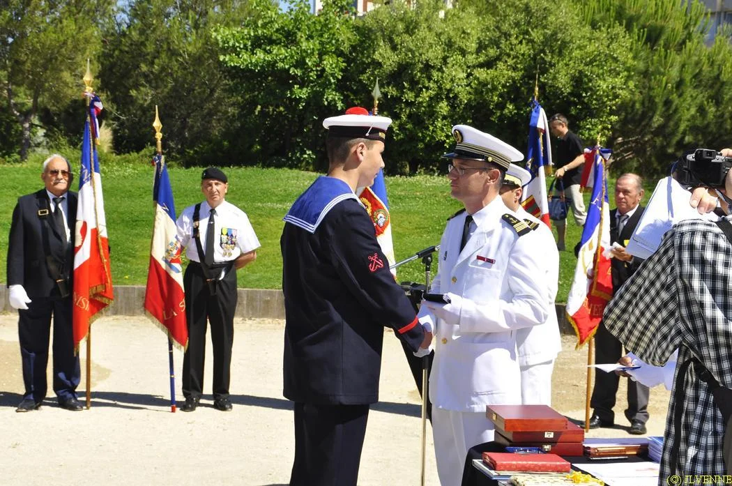 Les stagiaires de la préparation militaire marine de La Seyne-sur-mer reçoivent leur brevet