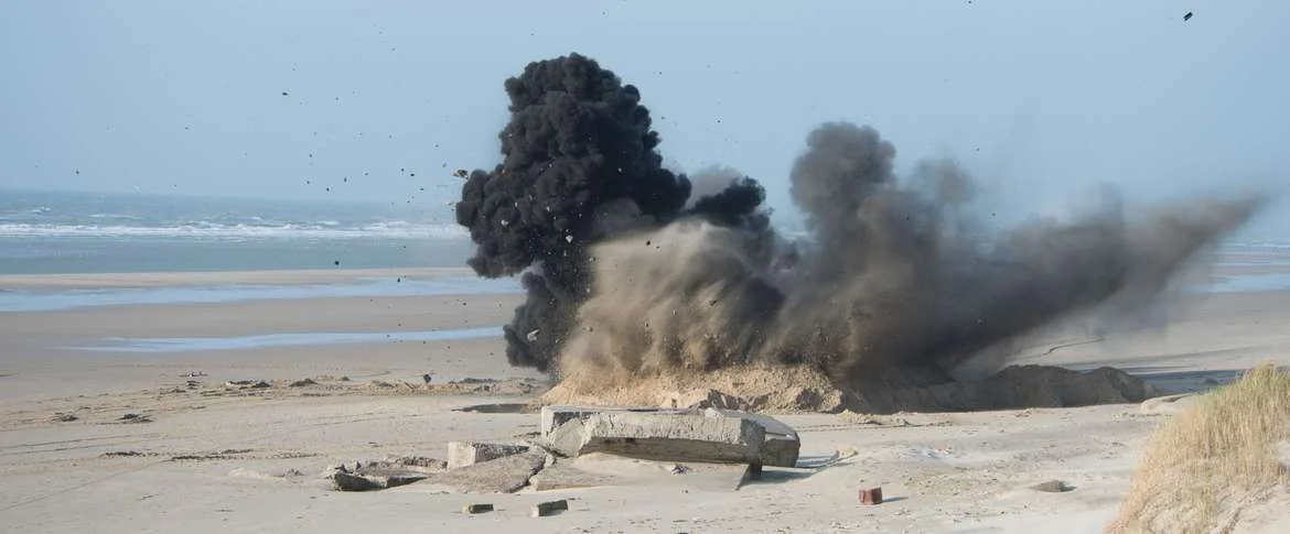 Le Groupement des Plongeurs-Démineurs de la Manche neutralise 4 blocs de défense