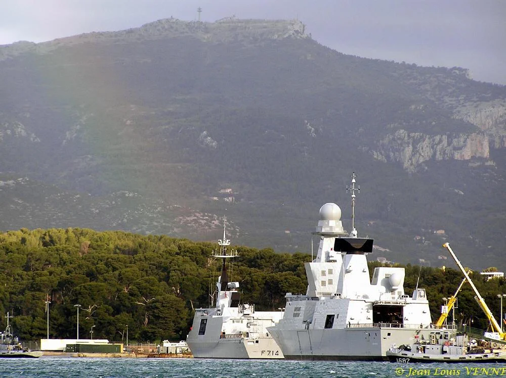 Arrivée à Toulon de la frégate Chevalier Paul
