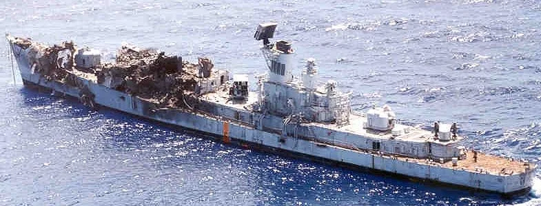 Les dégâts provoqués par les missiles et les bombes