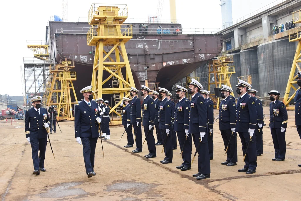 Prise de commandement de l'’équipage d’armement pour le Jacques Chevallier