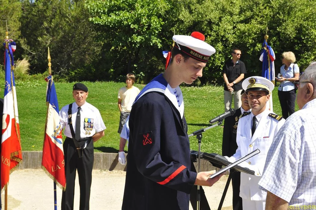 Les stagiaires de la préparation militaire marine de La Seyne-sur-mer reçoivent leur brevet