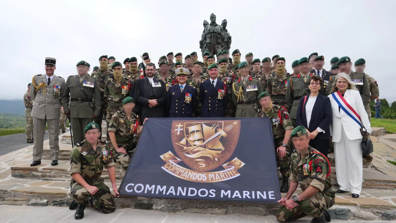 Commémoration du 80e anniversaire de la création du 1er commando de la France Libre