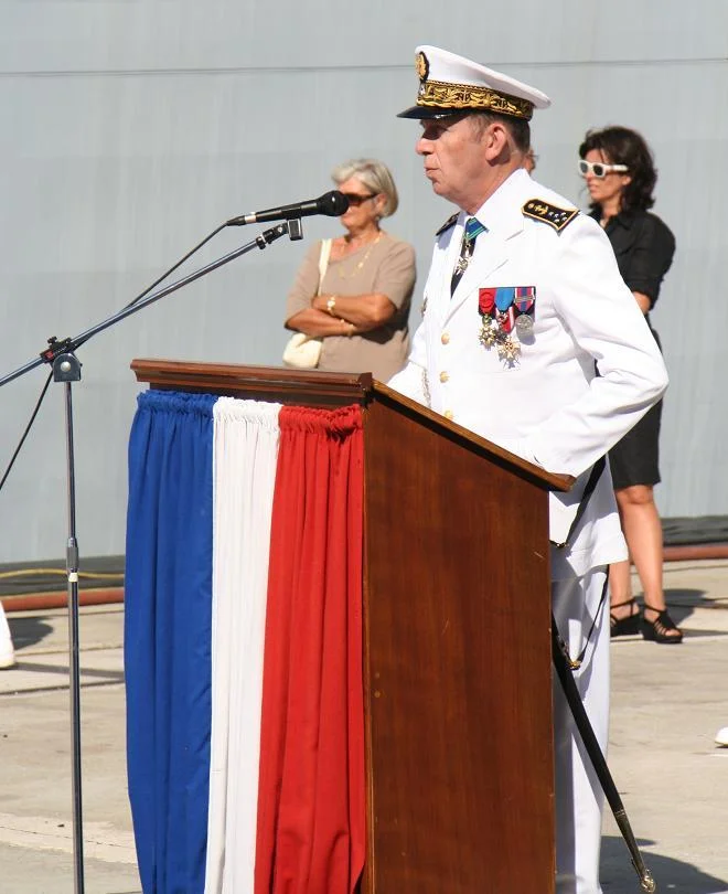 Allocution de l'amiral Forissier
