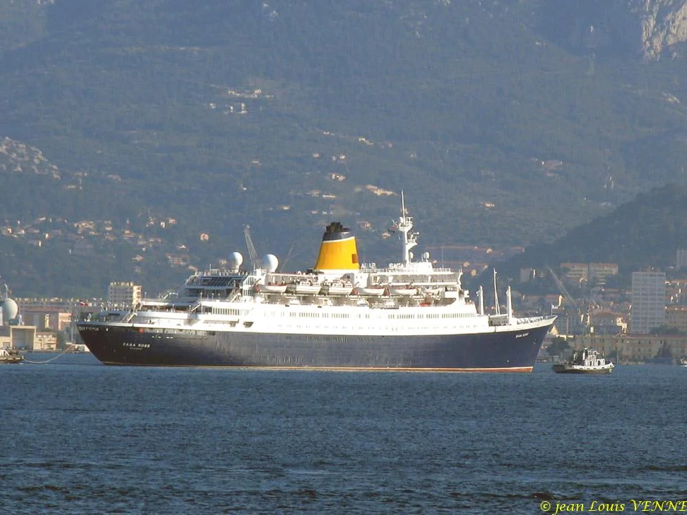 Le paquebot Saga Rose à Toulon