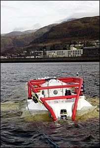Le sous-marin de sauvetage se trouvait dans le Loch Linnhe au large de Fort William