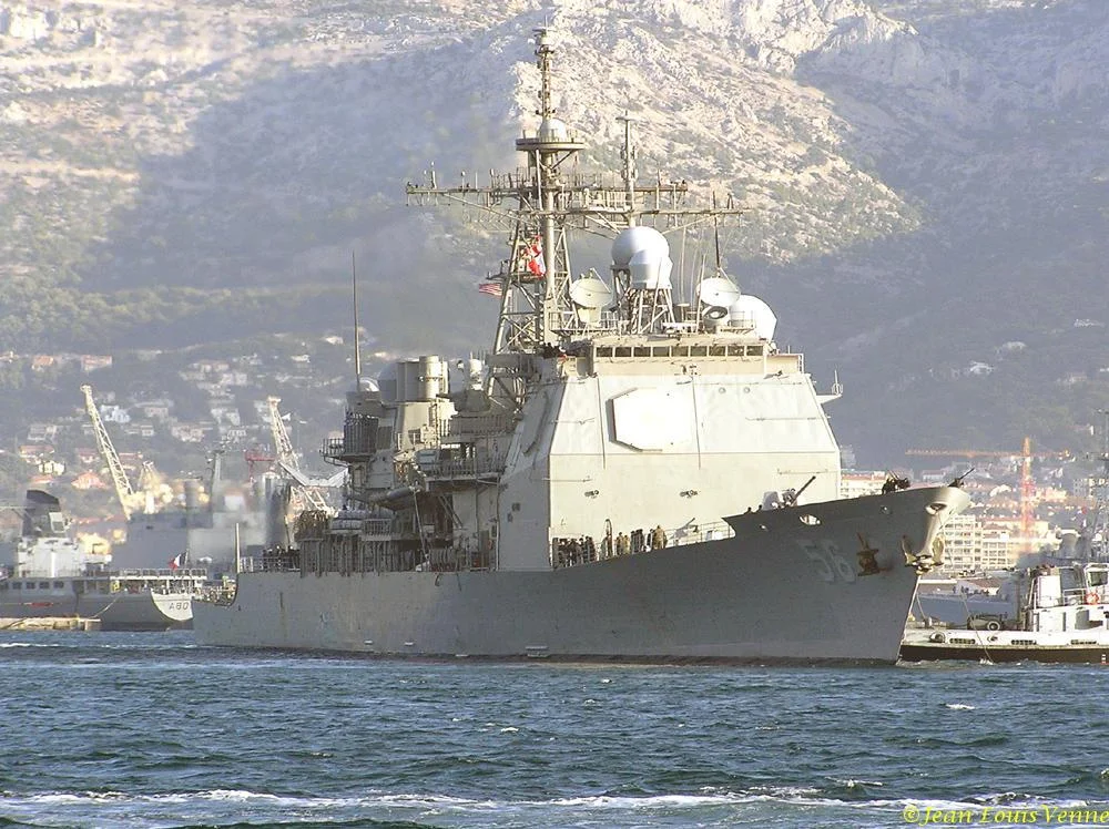 Escale du croiseur USS San Jacinto Ã  Toulon