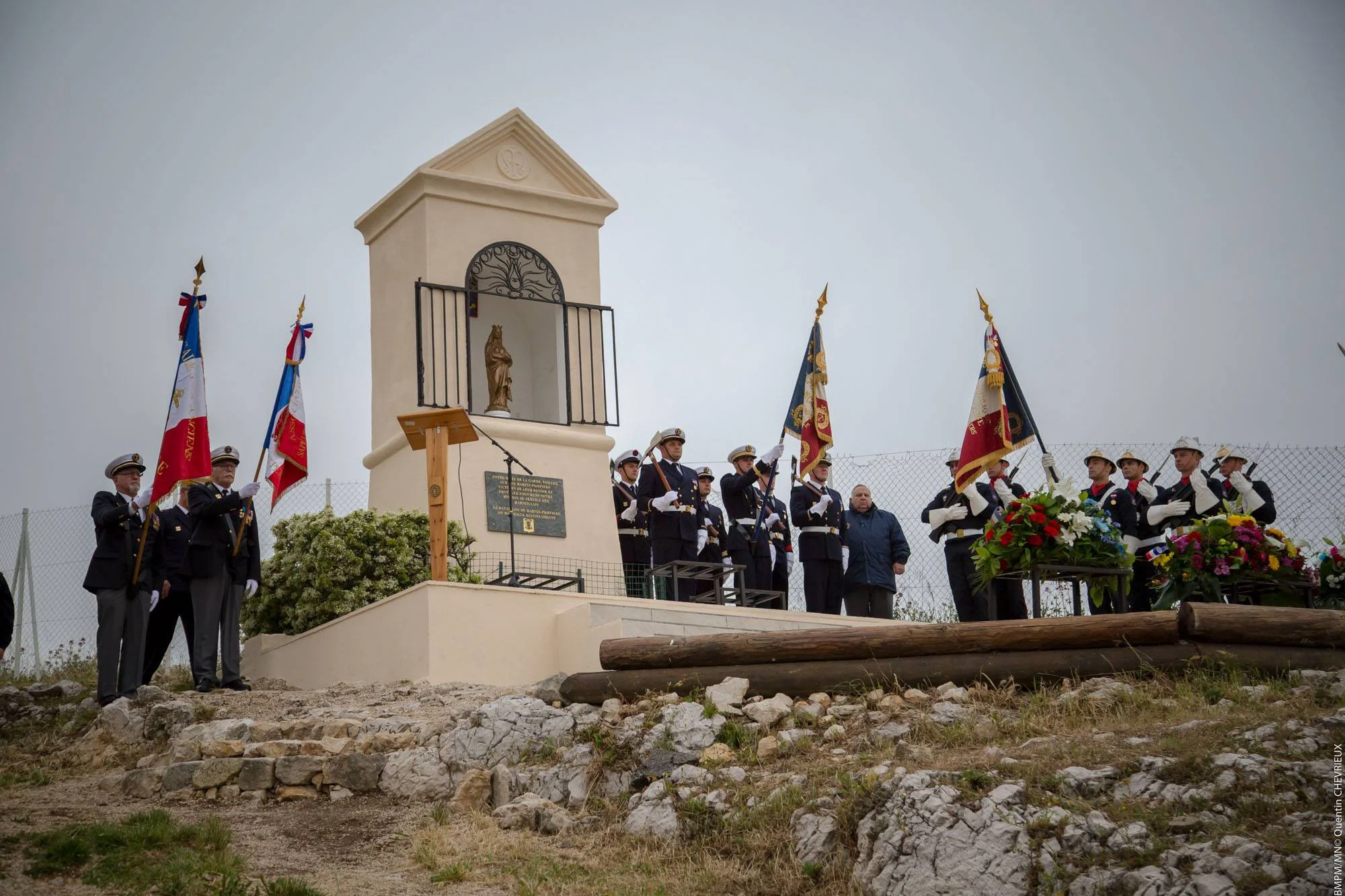 Cérémonie d’hommage aux marins-pompiers victimes du devoir