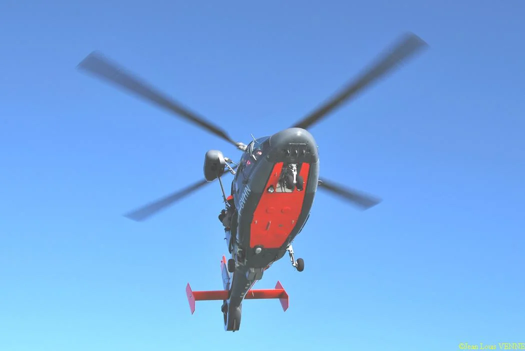 L'hélicoptère Dauphin de service public