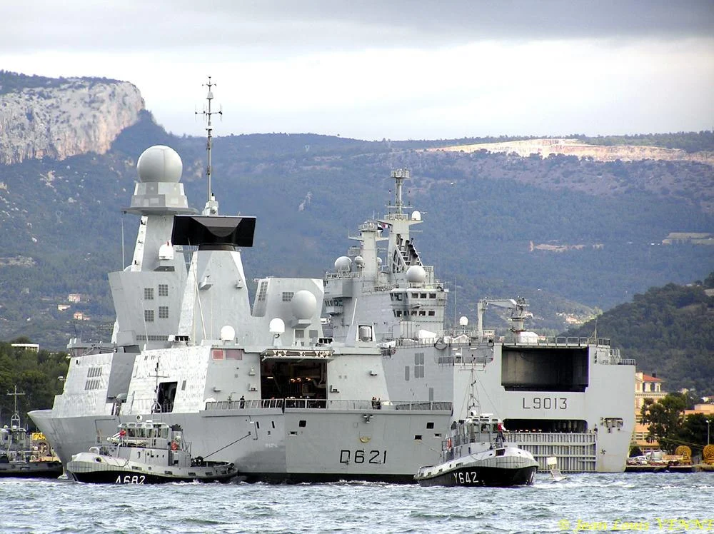 Arrivée à Toulon de la frégate Chevalier Paul