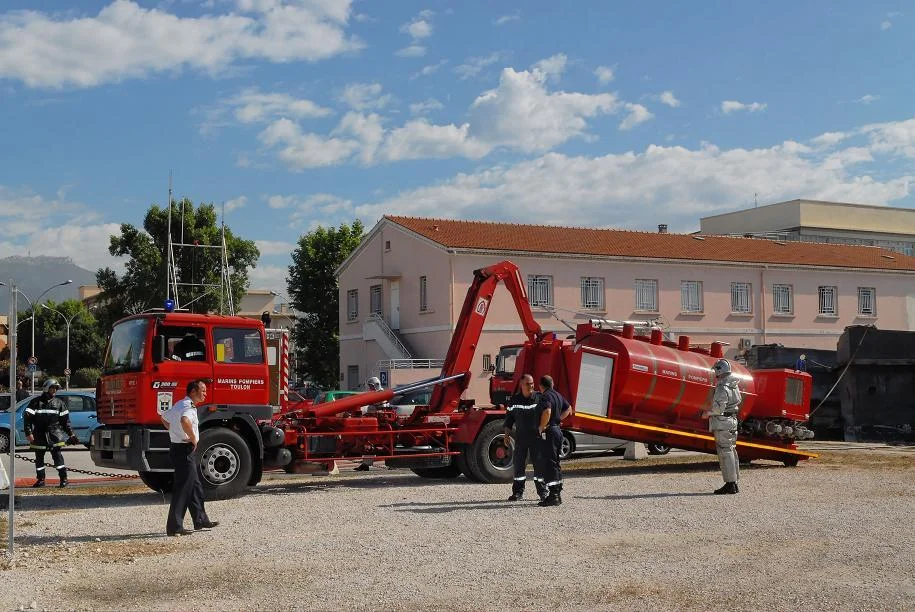 Un véhicule producteur de mousse