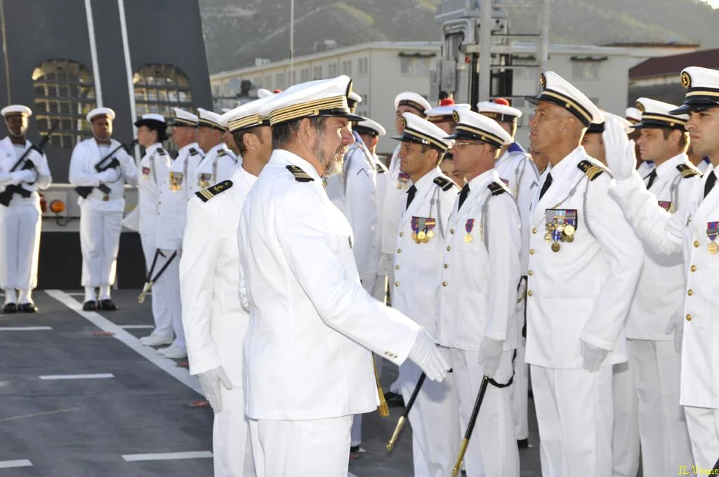 Prise de commandement de la flottille amphibie