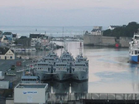Les bâtiments-école à Concarneau