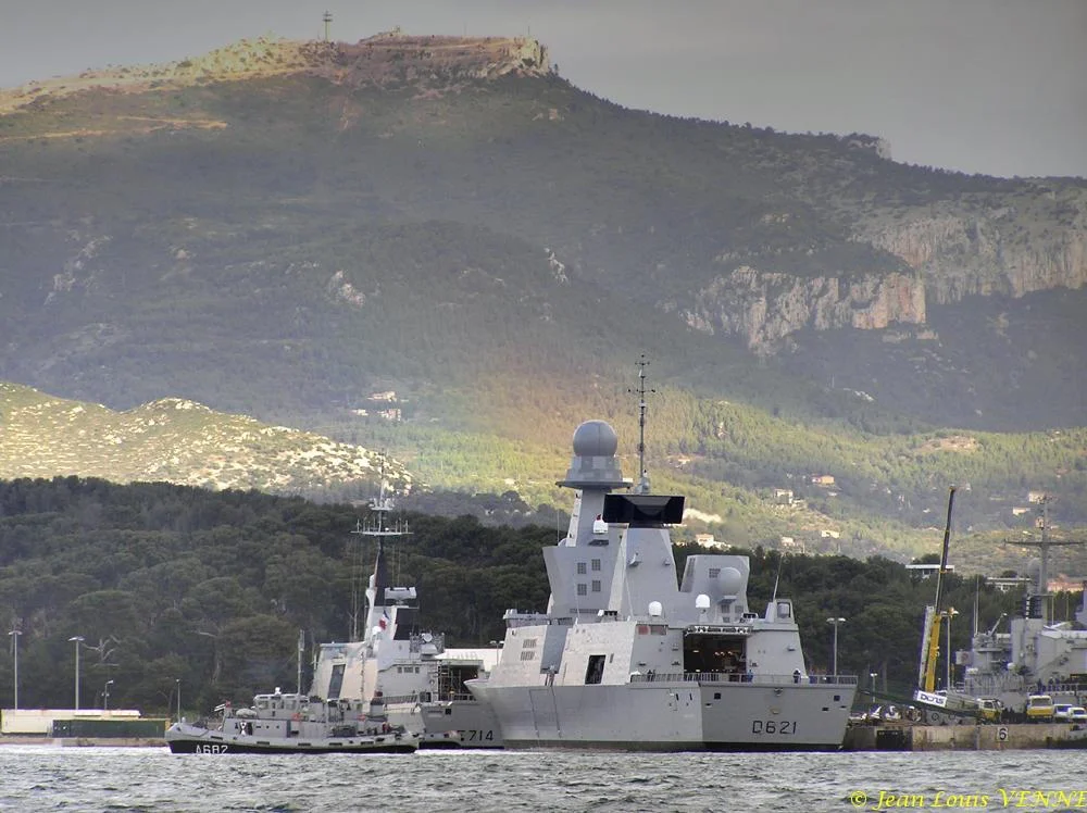 Arrivée à Toulon de la frégate Chevalier Paul