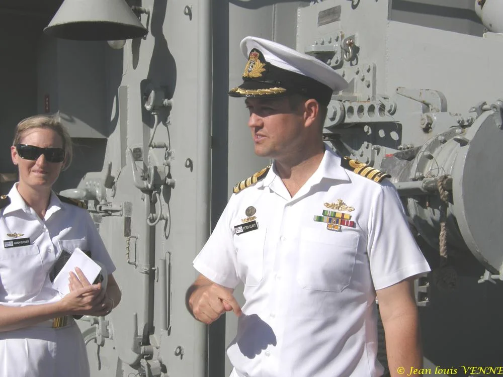 Le commandant de la frégate