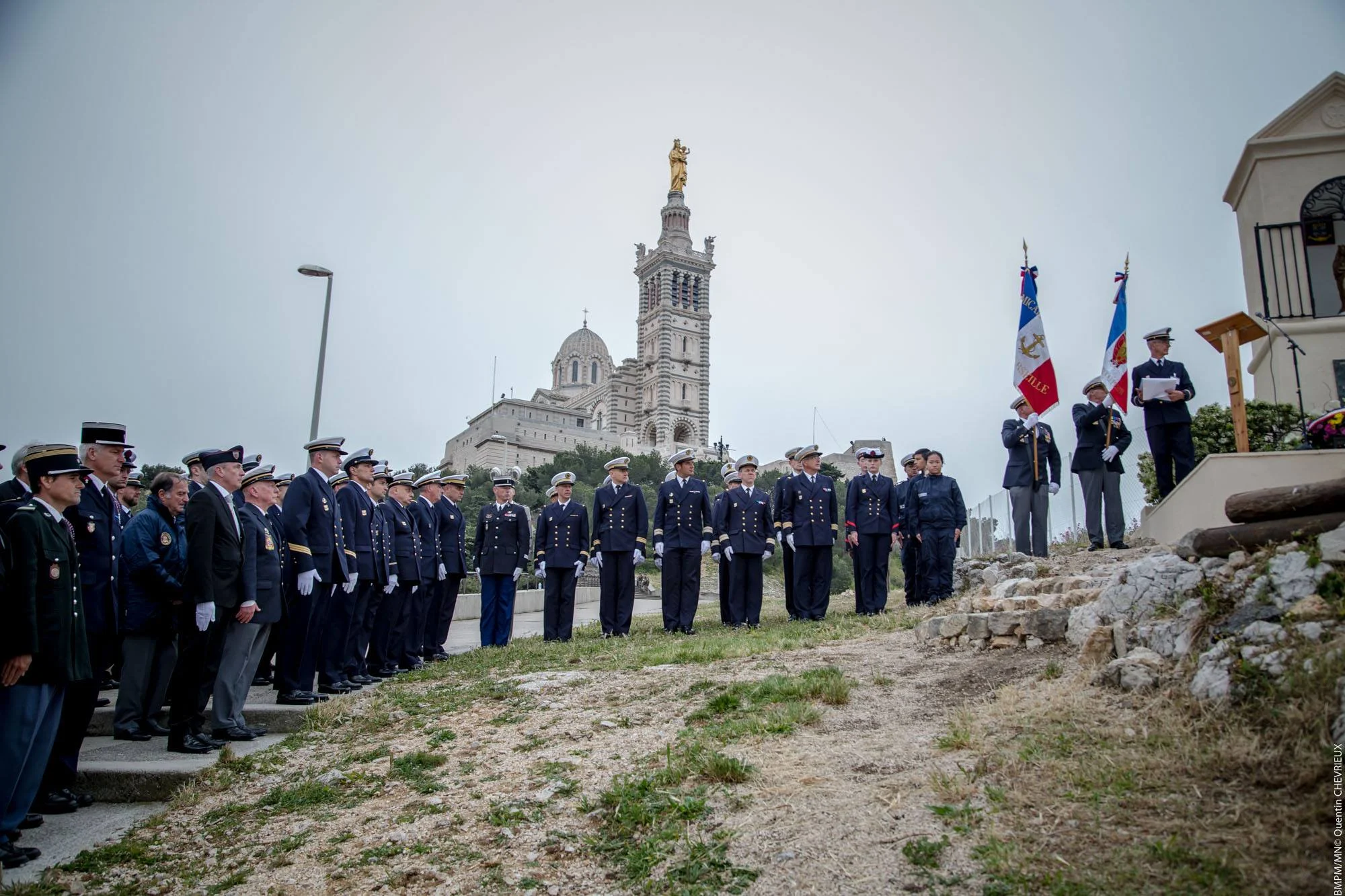 Cérémonie d'hommage aux marins-pompiers victimes du devoir