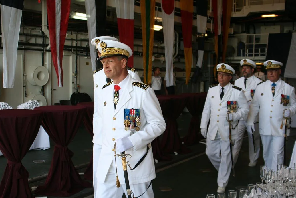 Arrivée du vice-amiral d'escadre Xavier Magne