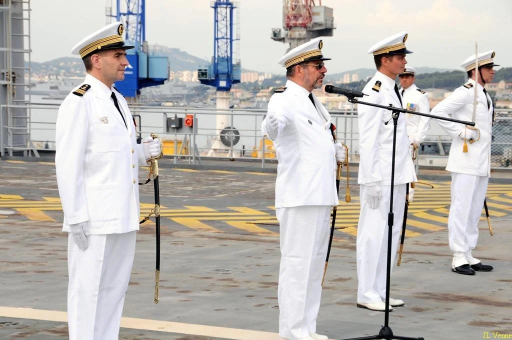 Prise de commandement du BPC Mistral