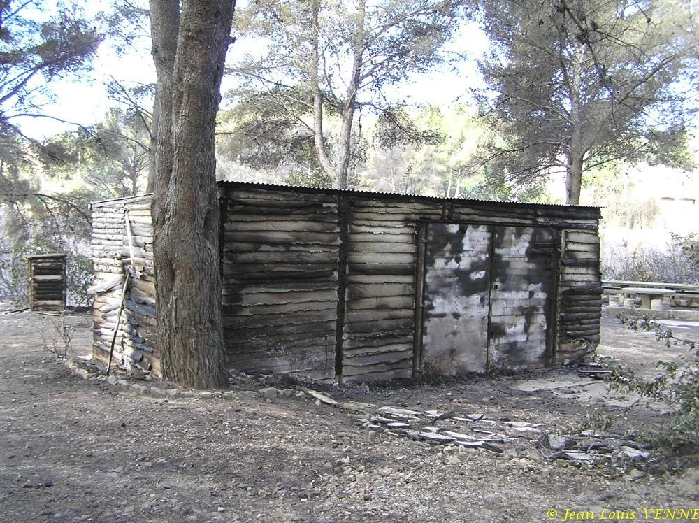 Les dégâts provoqués par l'incendie au CIN St Mandrier