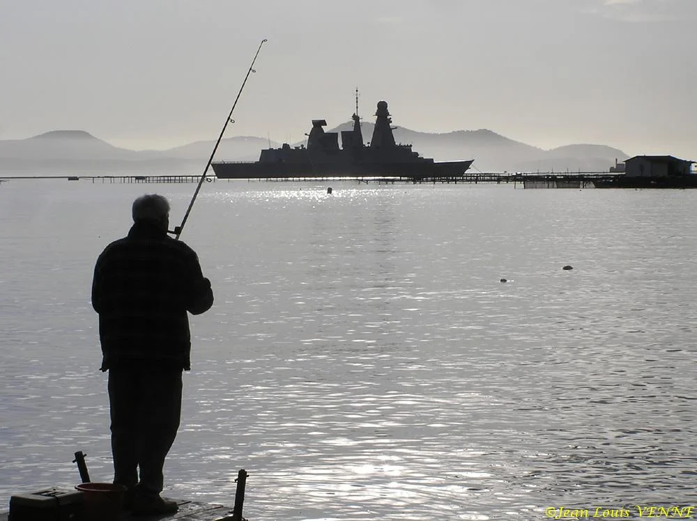 Le Forbin devant Tamaris