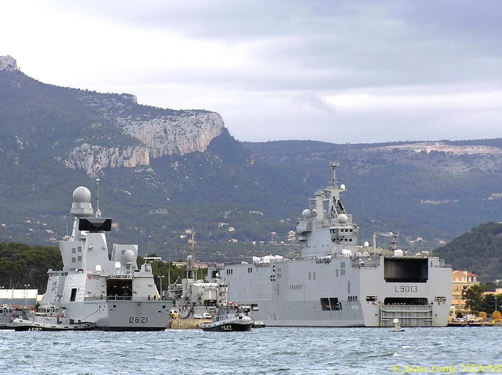 Arrivée à Toulon de la frégate Chevalier Paul