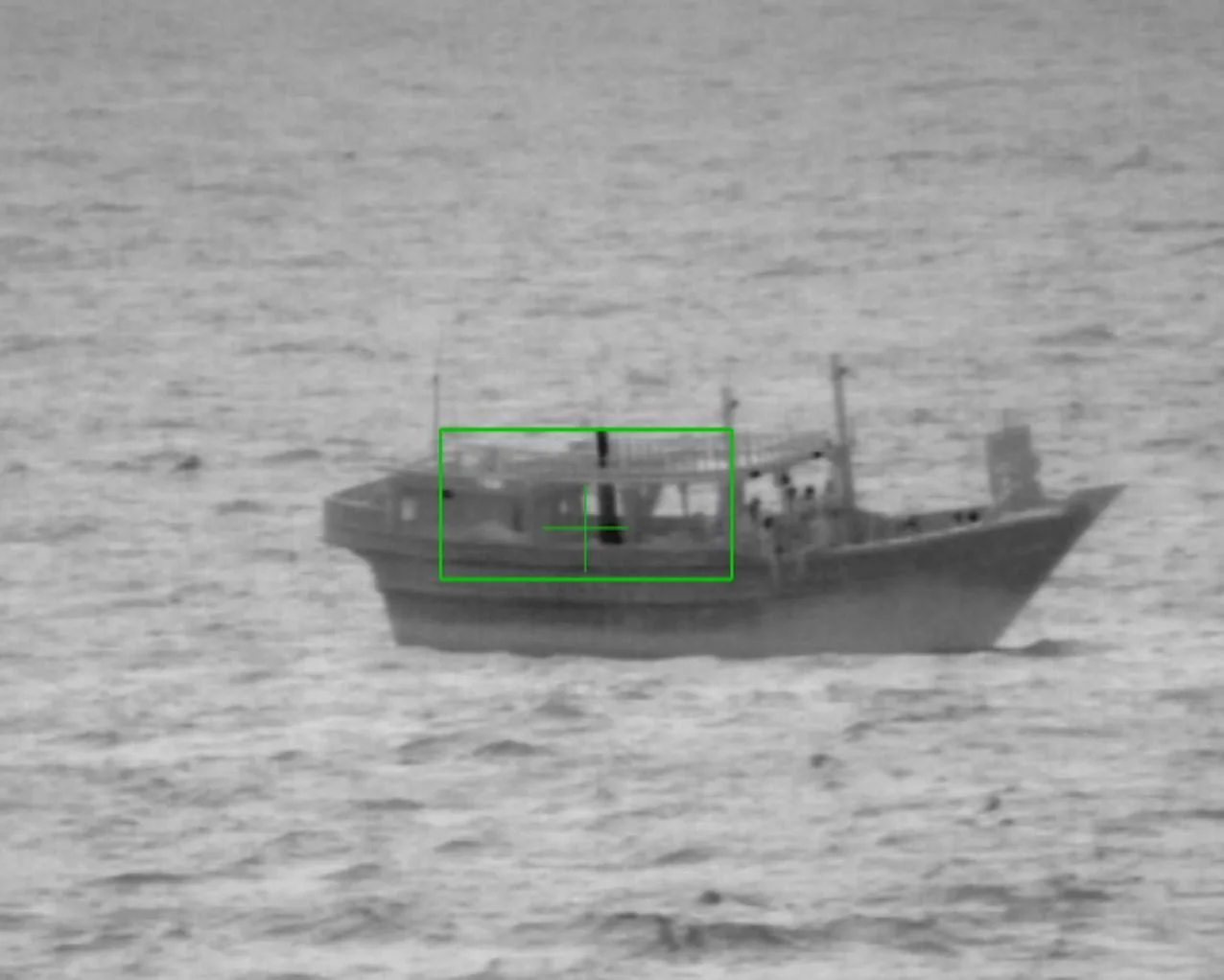 Le boutre transportant de la drogue