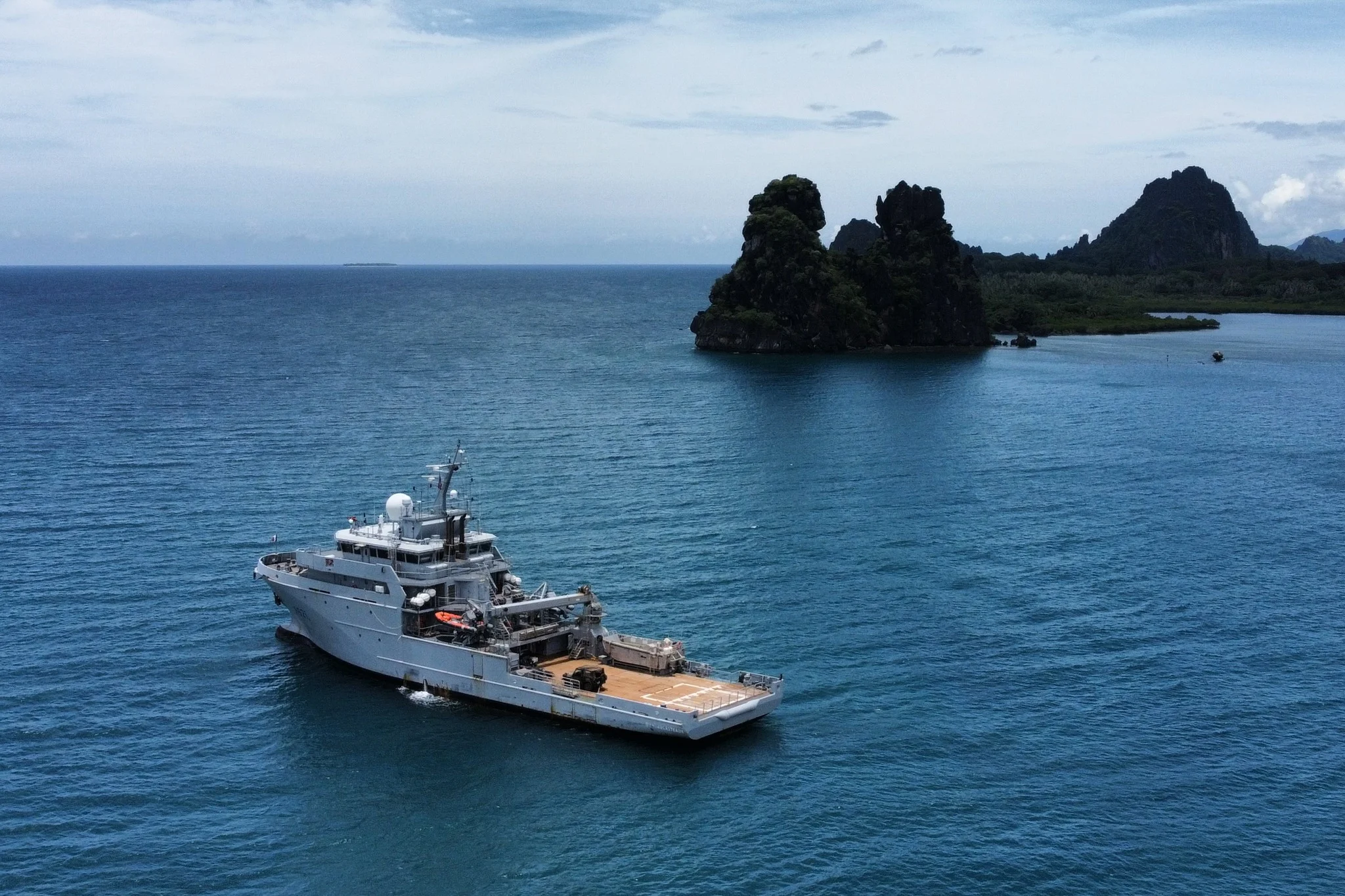 Le bâtiment de soutien outre-mer (BSAOM) Bougainville