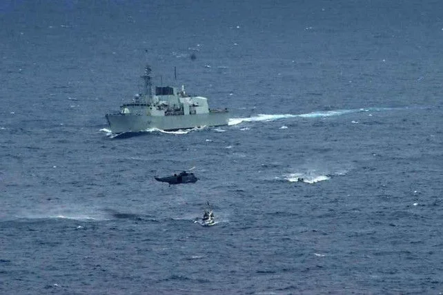 Arraisonnement d’un vaisseau suspect dans les eaux internationales près du Costa Rica