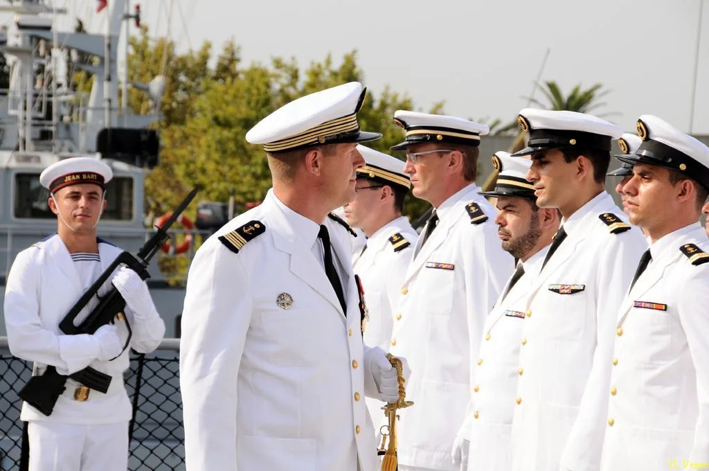 Prise de commandement de la frégate Jean Bart