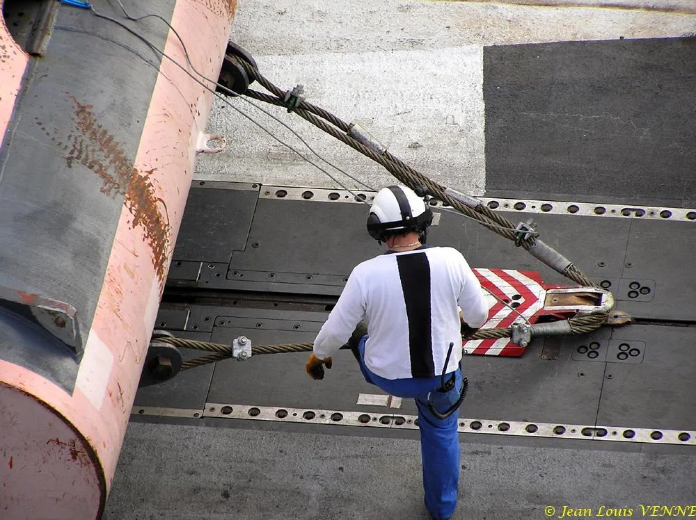 Essais des catapultes du Charles de Gaulle