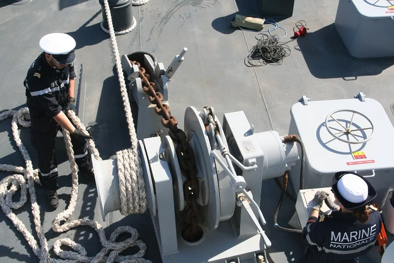 L’équipage rentre les aussières