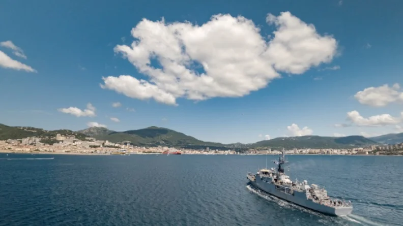 Dernière escale du Cdt Ducuing à Ajaccio